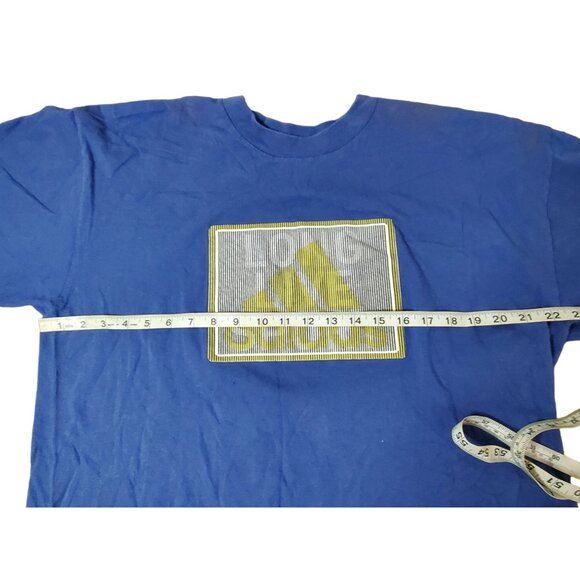 Adidas Blue "Long Live Sport" Graphic T-Shirt L - Picture 4 of 7